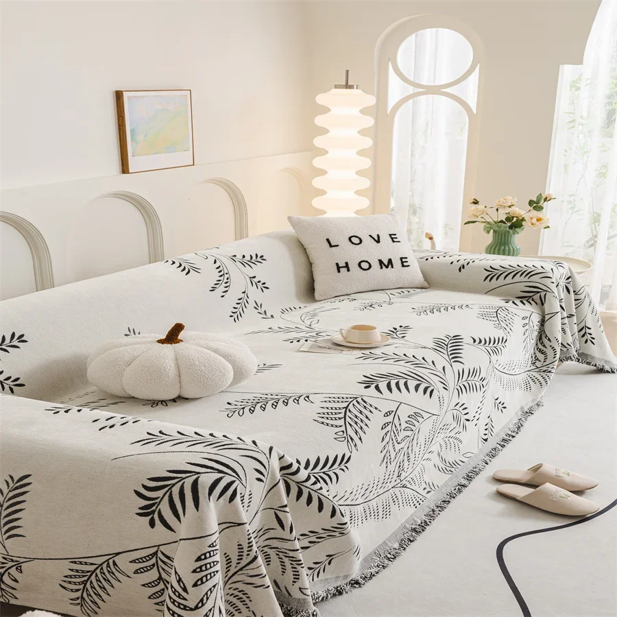 Woven Cotton Sofa Cover Blanket Sofa Towel for Living Room Furniture Dapestry Couch Coverecor T 3