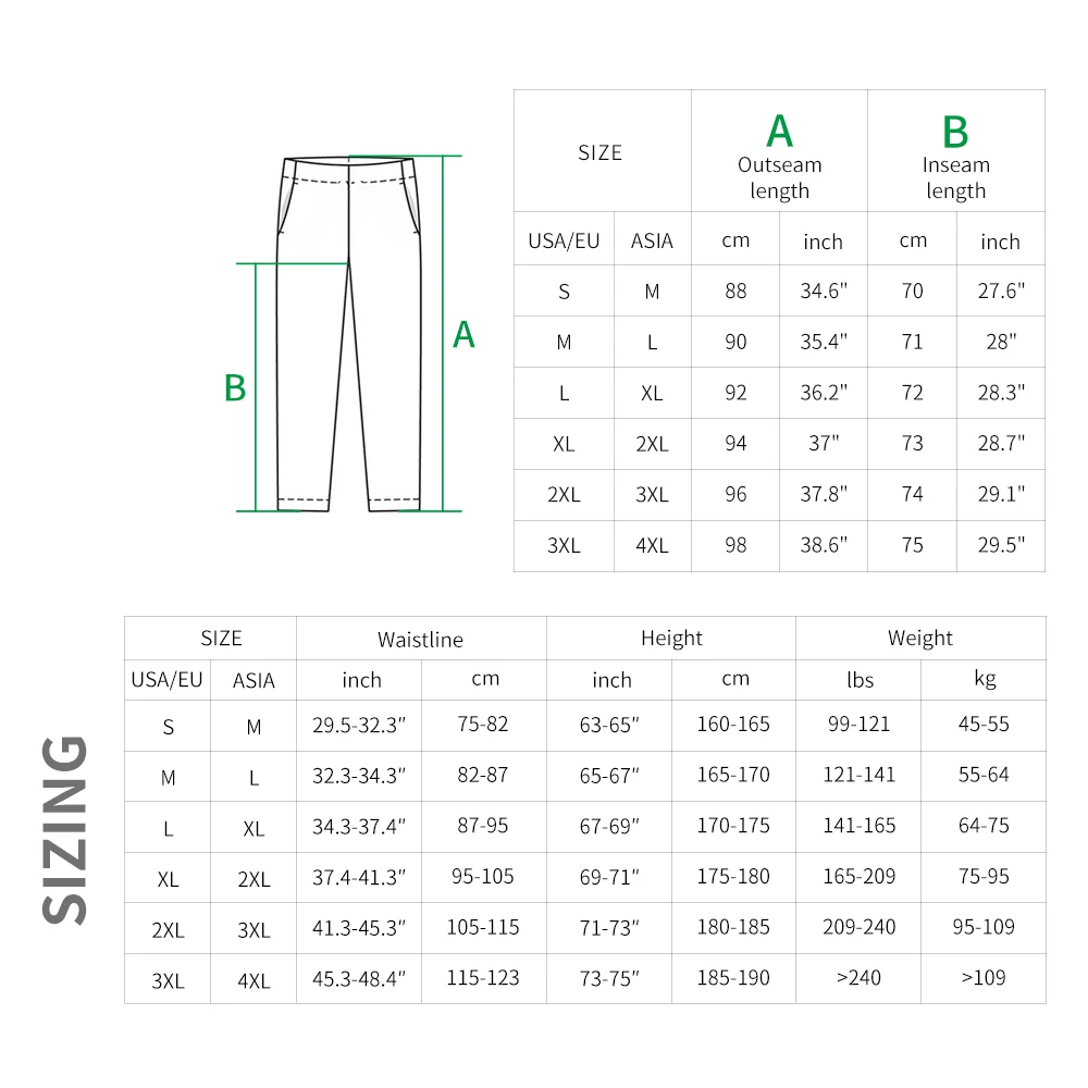 WOSAWE Winter Men Cycling Padded Pants Bicycle Fleece Thermal Leggings Warm  MTB Long Tights Mountain Bike Pants Sports Trousers