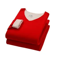 Ensemble de sous-vêtements thermiques en soie et cachemire pour femmes, vêtements de maison sans marquage, meulage des cheveux, fièvre, vêtements et pantalons d'automne, nouvelle collection 5