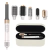 New Portable  Metal Ionic High Speed Hair Dryer 5 in1 Curling Iron Ling Multi Hair Stylers Hairdryer 1