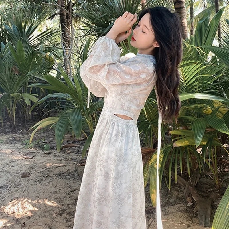 Рисунок 4 - Женское шифоновое платье миди с цветочным принтом