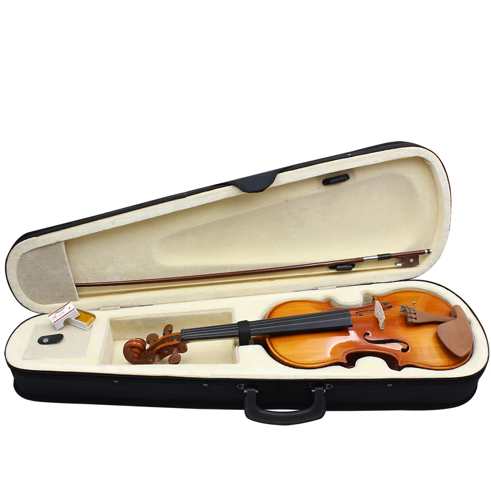 Violin Jujube Wood Full Size 4/4 3/4 1/2 Acoustic Violin Music Instrument Accessories Fiddle Case Bow