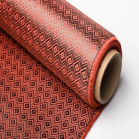 Enhanced Carbon Aramid Fiber Hybrid Fabric Cloth in Twill/Plain Weave Design