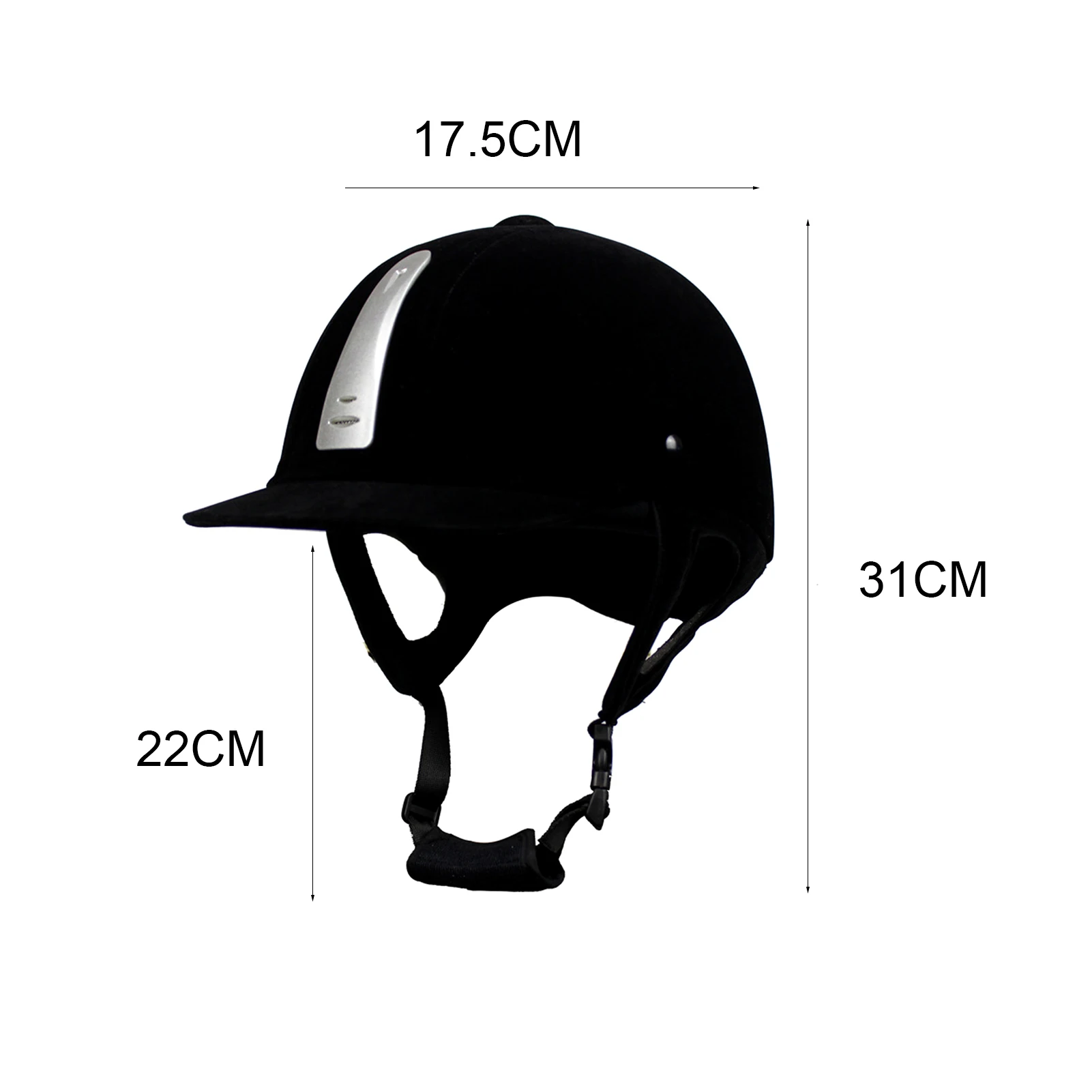 Helmet Adjustable Riding Cap for Racecourse Unisex Breathable Equestrian Horse for Racecourse 6