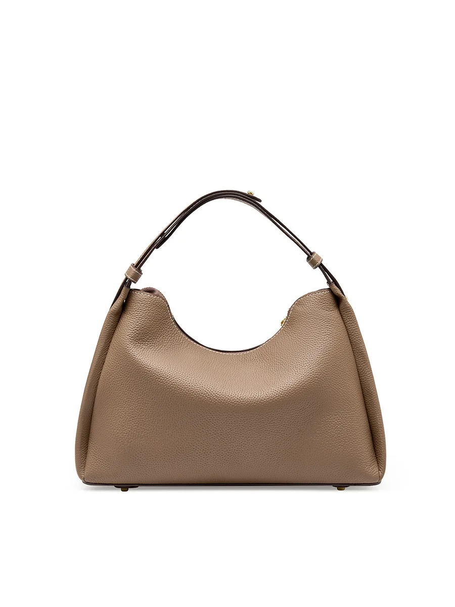

High-end genuine leather women's bag 2024 new crossbody shoulder bag women's fashion armpit bag atmospheric women's bag