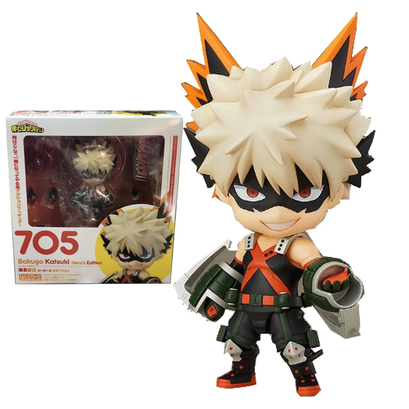 

GOOD SMILE NENDOROID GSC 705 Bakugou Katsuki MY HERO ACADEMIA Anime Figure Model Collecile Action Toys Gifts