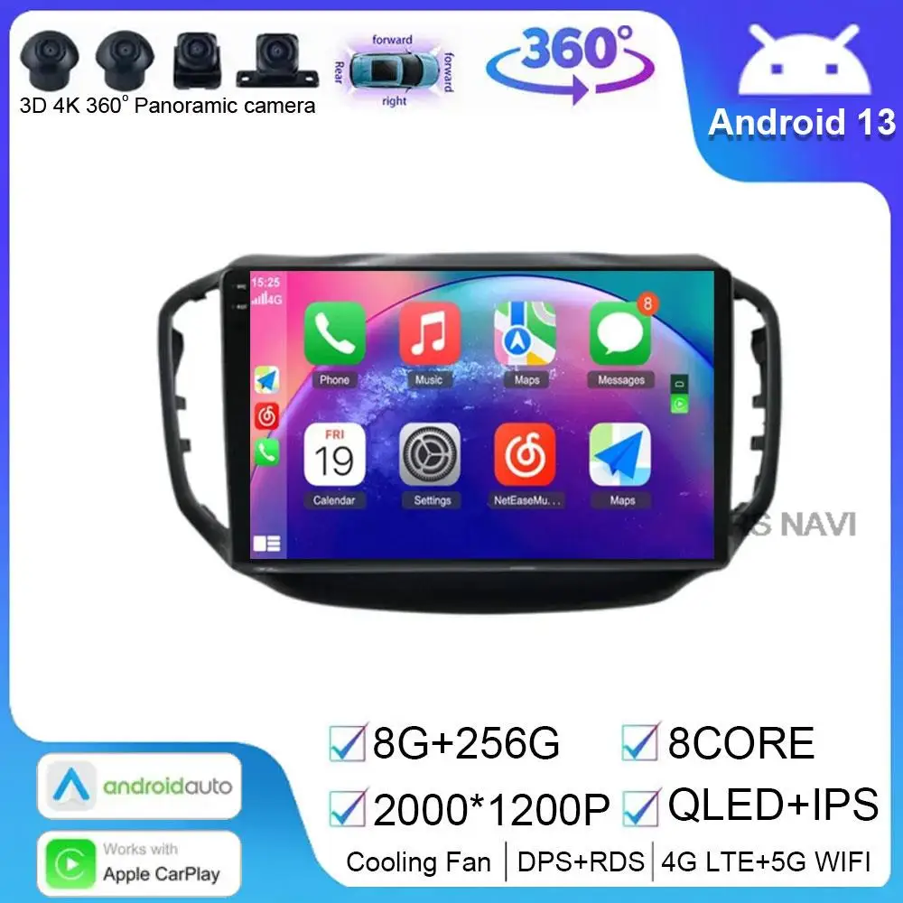 

Android 13 Car Radio For Chery Tiggo 5 2014 - 2018 Stereo Multimedia Video Player GPS Wireless Carplay Head Unit QLED RDS DSP