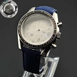 Cassa orologio in acciaio inox da uomo 39,7 mm con fondo a luna