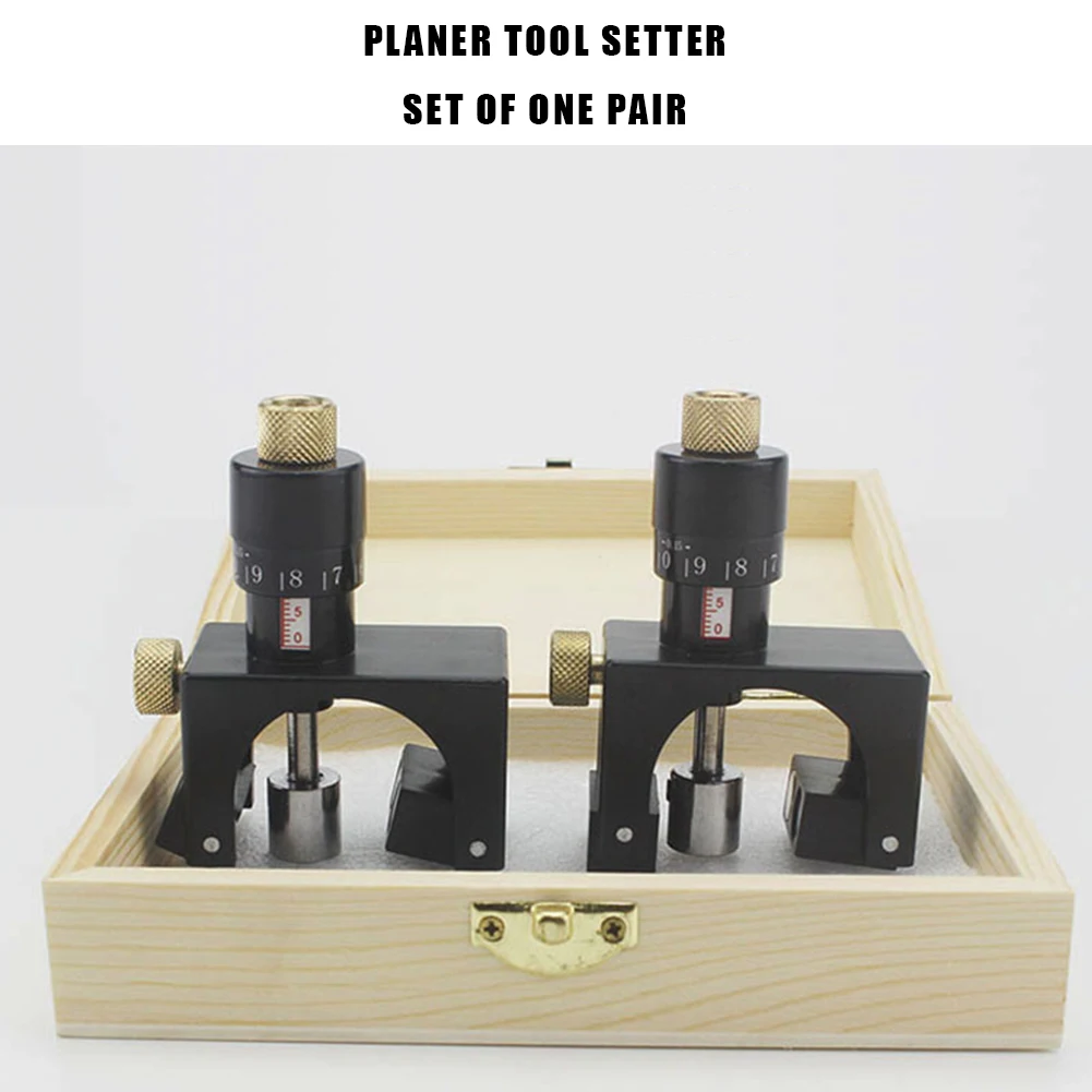 2pcs Planer Knife Setting Jig Adjustable Jointer Blade Setting Jig Precise Positioning Alignment Guide Woodworking Setter Tool 5