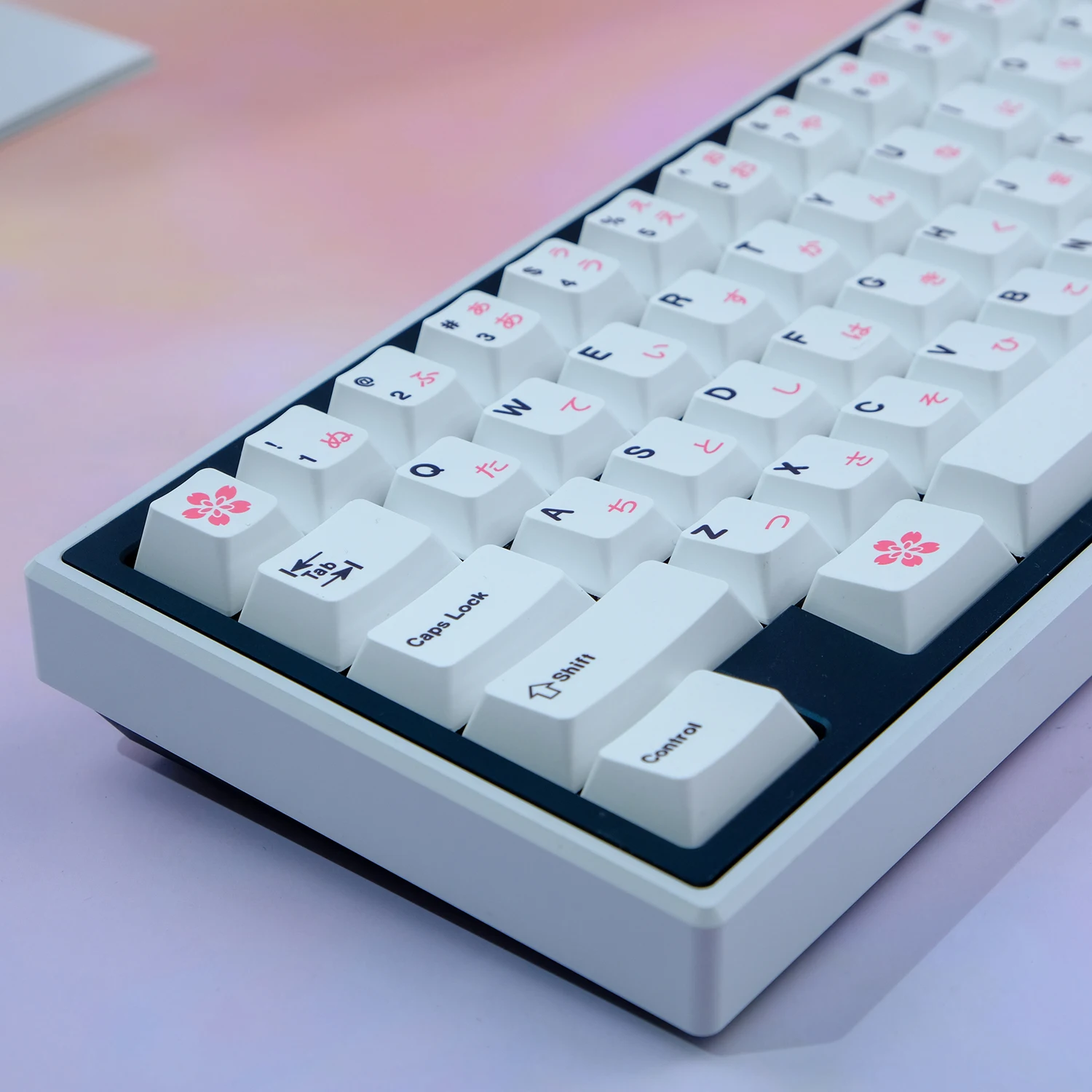 Cereja Perfil PBT Dye Sublimação Teclado Mecânico