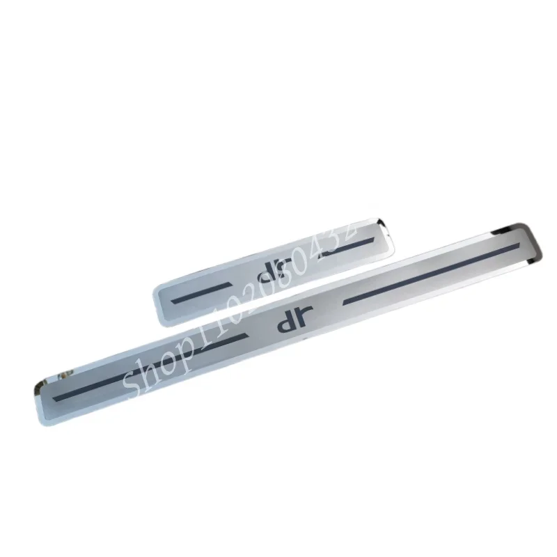 Stainless Steel Auto Door Sill Scuff Plate Anti-Kick Pedal Trim Protect for Chery dr 4.0 dr 5.0 6.0 car door sill scuff plate