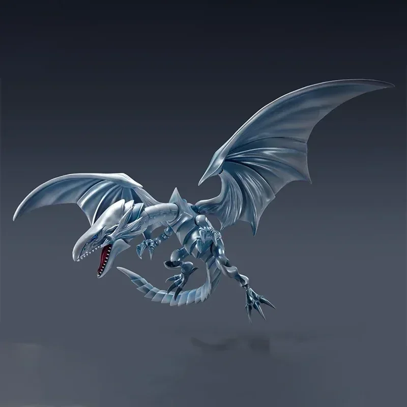 アートドール　ドラゴン 100%Original In Stock S.H.MonsterArts SHM BLUE EYES WHITE