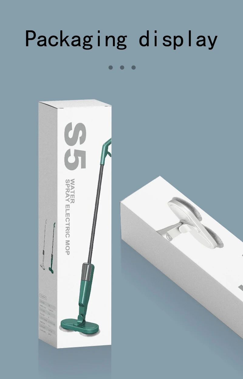 Wireless Electric Spin Mop Cleaner Automatic 2 in 1 Wet & Dry Home Cleaner Car Glass Ceiling Door Windows Floor Scrubber Machine