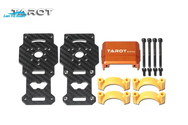 

Flyover/Tarot Motor Base/Shock Motor Base/25mm Carbon Fiber/Orange TL96026-02