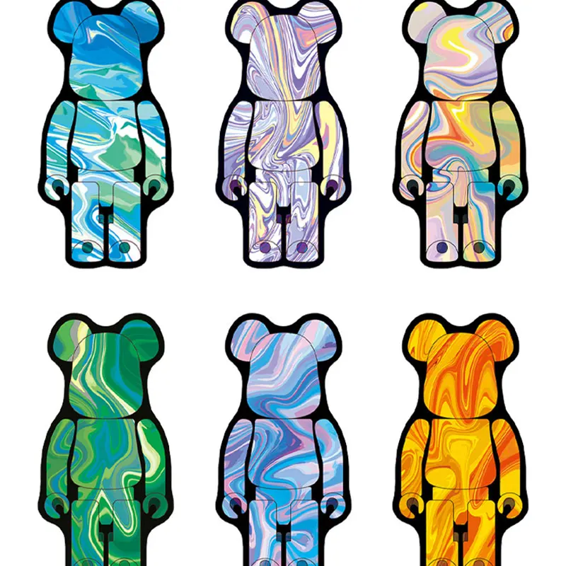 Irregular Big Fluid Bear Carpet Anti Slip Bear Brick Violent Bear Rug ...