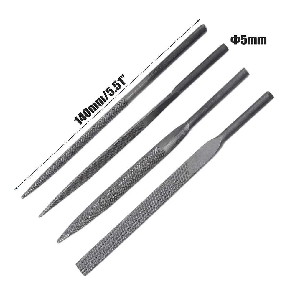 4pcs Pneumatic File Blades Air File 5&times;125mm Small Air Saw Accessories Small Saw Hand Carving Tools ﻿