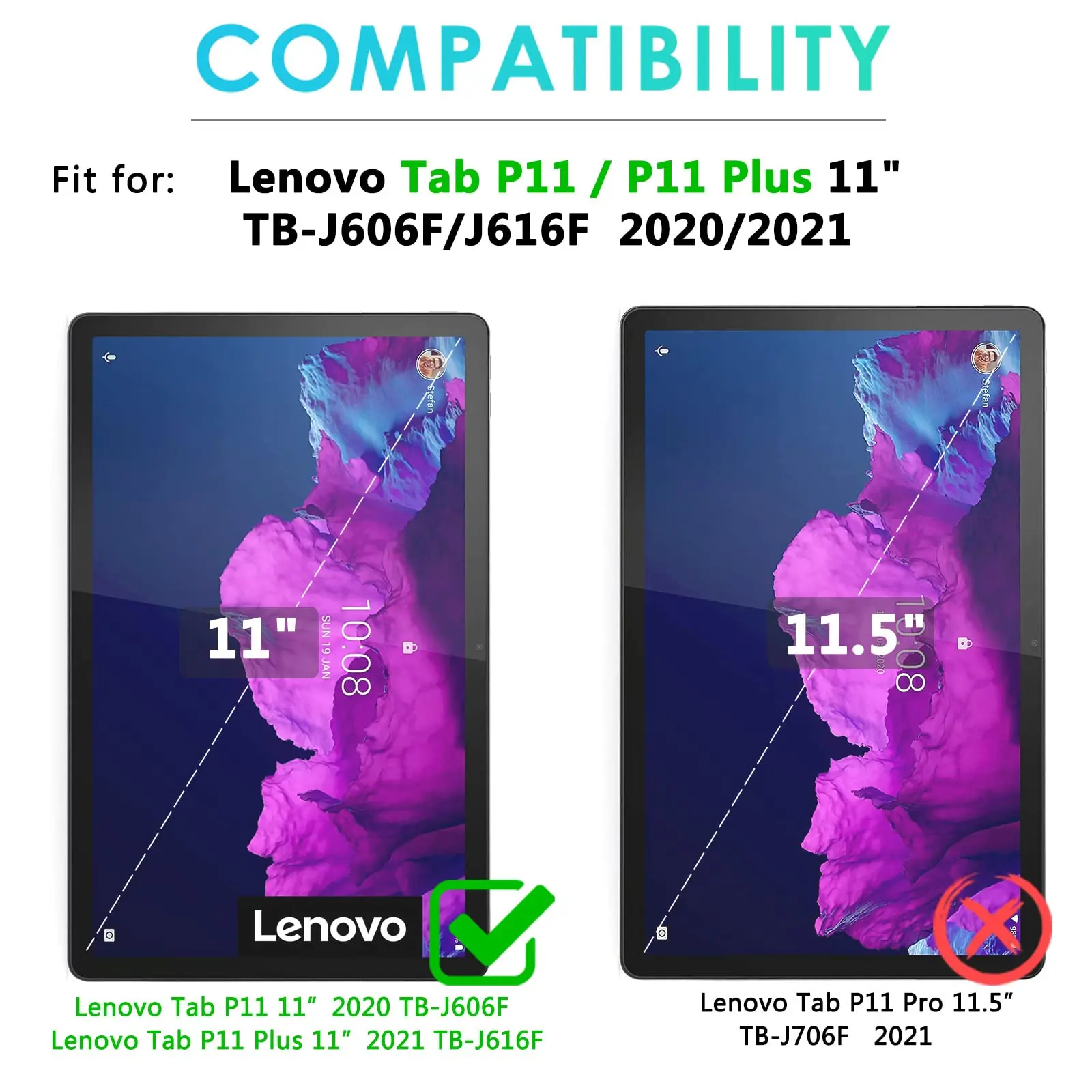 Ultra-Thin Lightweight Protective Tablet Case with Auto Sleep/Wake Function