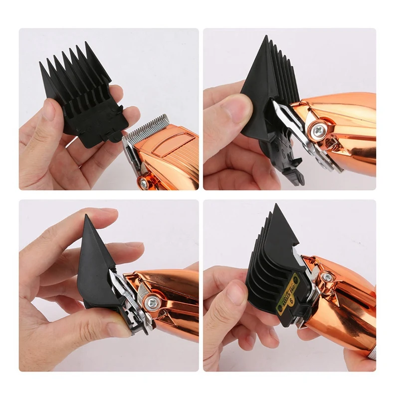 Premium Clipper Guards For Babyliss Barberology FX825, FX870, FX880, And FX673 Clippers,Trimmer Replacement Guards