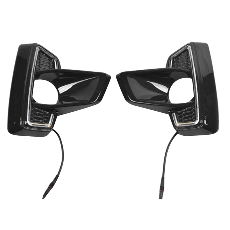 

Фонарь для дневных ходовых огней, желтое реле поворота для автомобиля, 12 В, фонарь для дневных ходовых огней для Toyota Hilux Revo Rocco 2018 2019