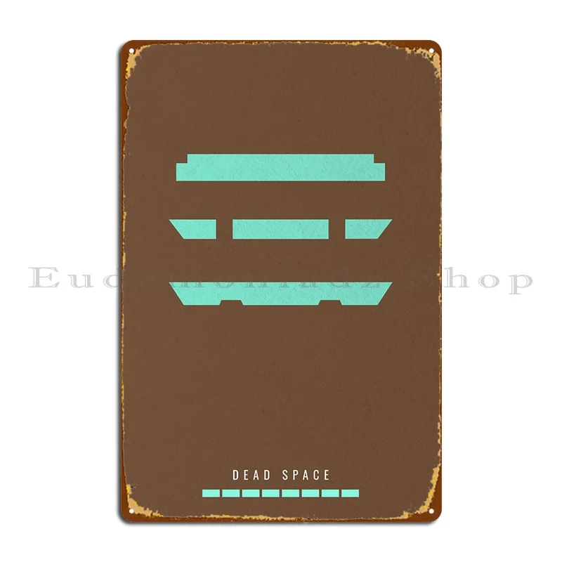 Dead Space Poster Targa In Metallo Poster Vintage Vintage Wall Platform Custom Garage Tin Sign Poster