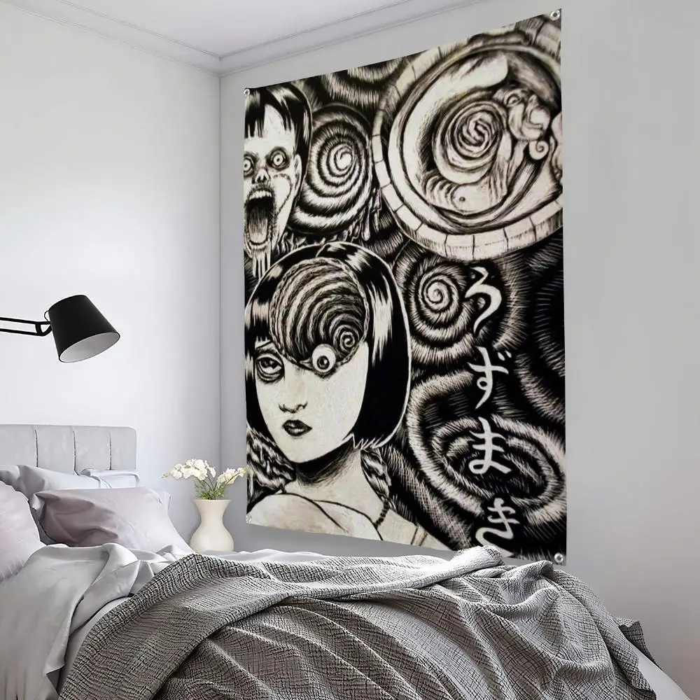 Retro Cool Girl Tapestry Art Decor for Bedroom, Living Room, Bar, and Outdoor Spaces