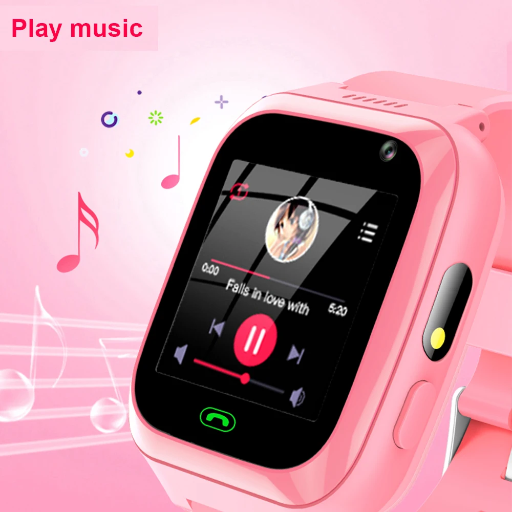 New Smart Watch Kids Game 2G Phone Call Music Video Play Flashlight 6 Games Smartwatch Camera Alarm Clock For Boys Girls Gifts