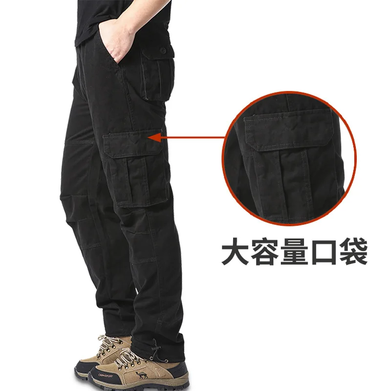 Men's Casual Sports Pants Stretch Waist Tactical Cargo Pants Man Hiking Joggers Cotton Trousers cargo pants,mens casual trousers,men jogger pants