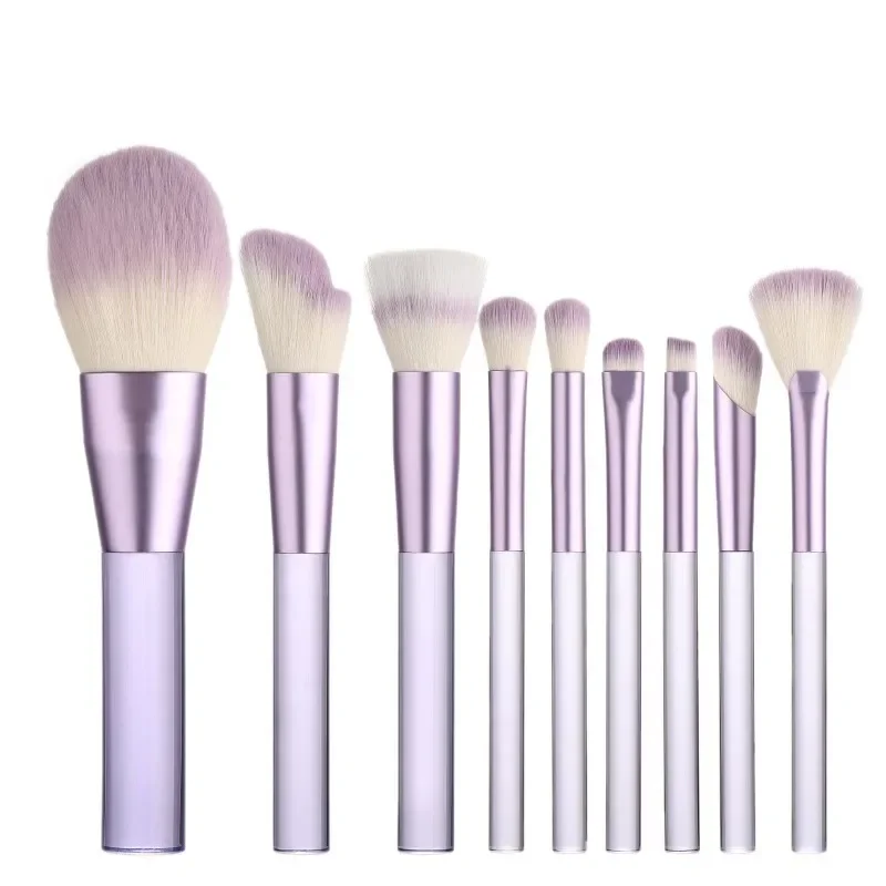 

9 makeup brush set Loose Powder Complete concealer eyeshadow Foundation Brush Beauty tools Brush bristles soft skin