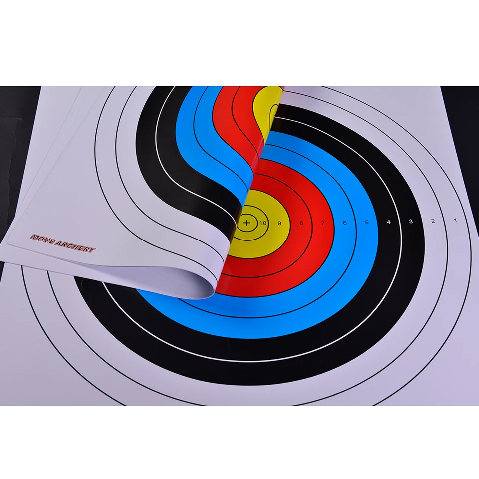 20 Bersagli Carta Per Tiro Con Arco 60x60 Cm - Fogli Per Allenamento | Principianti Ed Esperti - Foto 12