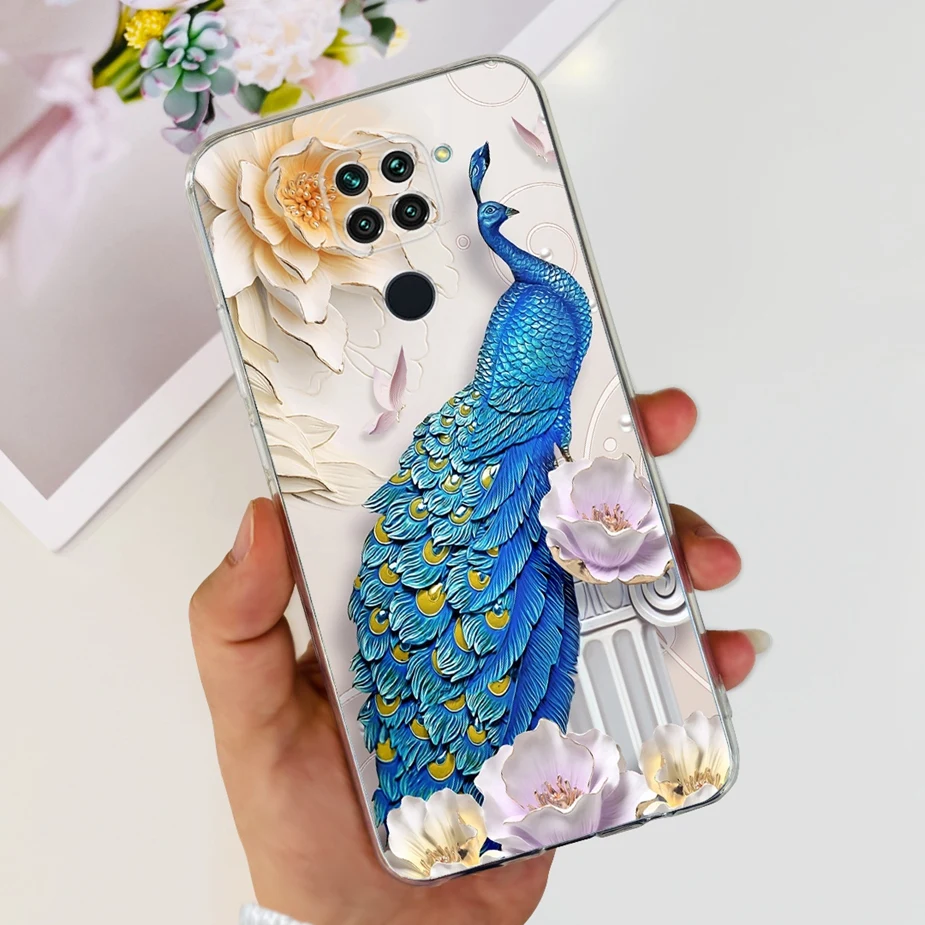 Cute Painted Clear Silicone Soft Phone Case Bumper Cover