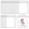 A33R-80 Pcs Jewelry Bags PVC Plastic Packing Storage Pouch Self Seal Jewelry Pouch Zipper Bag Anti Oxidizing Lock Pouches 5
