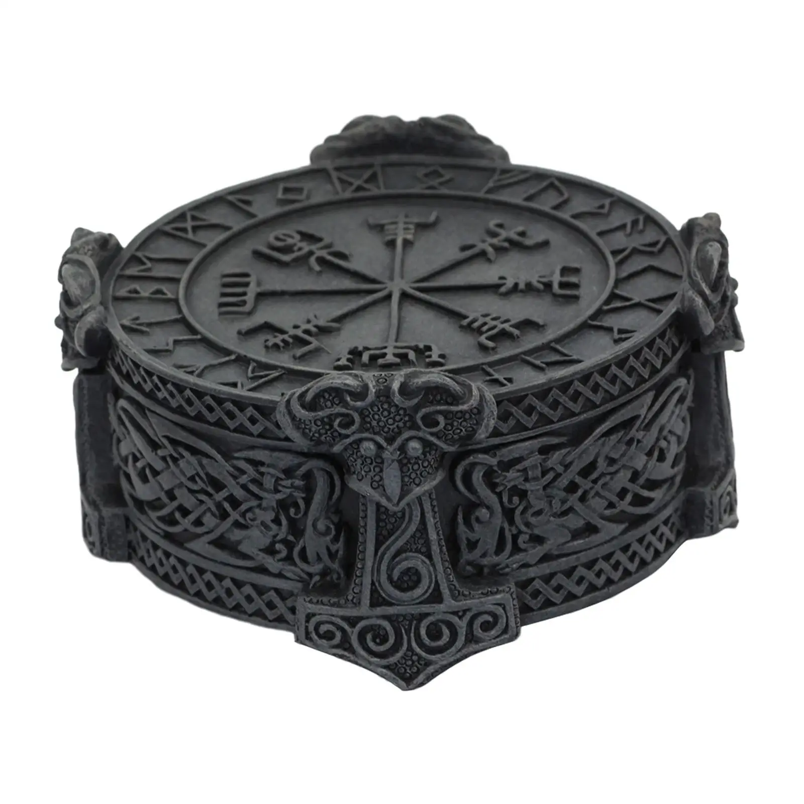 Viking Trinket Caixa De Jóias, enfeites De Mesa, suporte De Exibição, Home Decor Centerpiece, Colares Colecionáveis, Presente De Aniversário