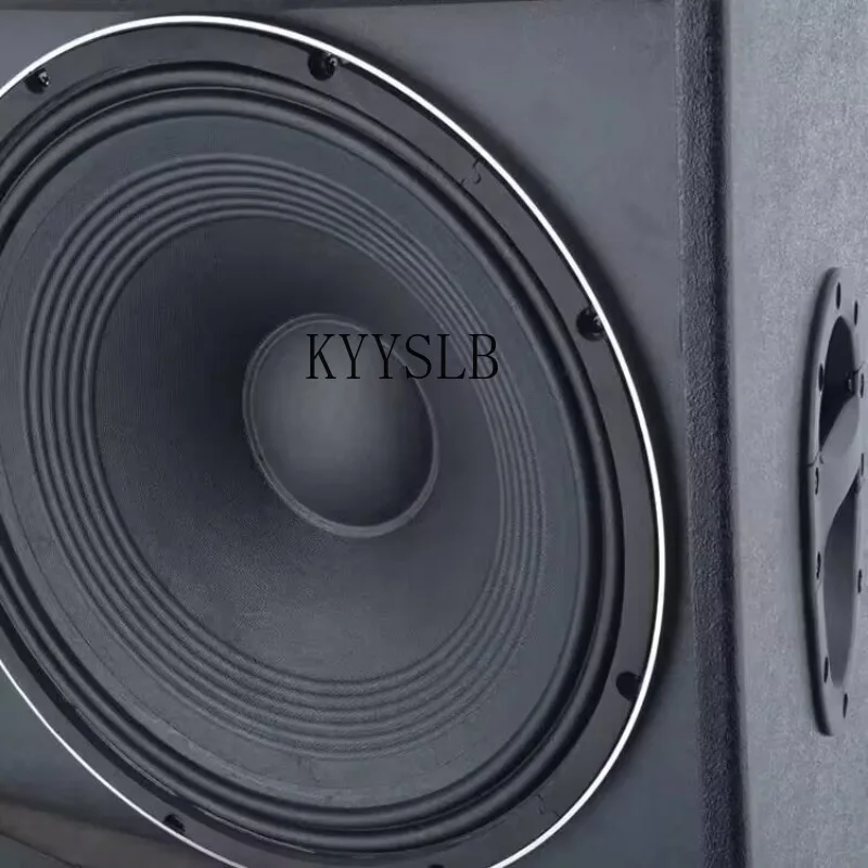 KYYSLB PVC Professional Double 15 inch Stage Performance Audio T1515 Outdoor High Power Bass Speaker