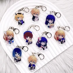 Anime - Inspired Acrylic Keychain Set - Creative Bag Charms & Fun Backpack Pendants (9 Pieces) - 5 cm (1)