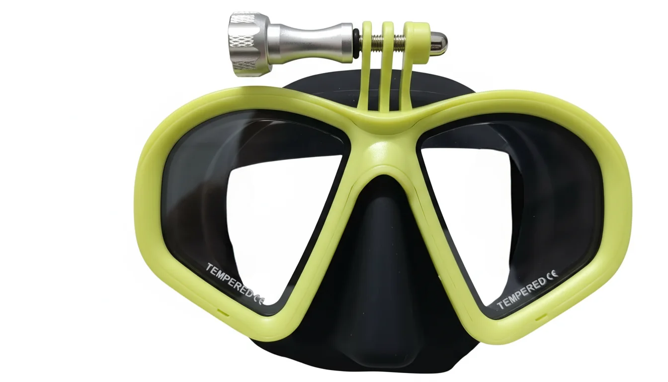 Low Volume Dive Mask Tempered Glasses Lens,Myopia Diving Mask,Spearguns Scuba Gear ,with Camera Mount,anti-fog for Narrow Face