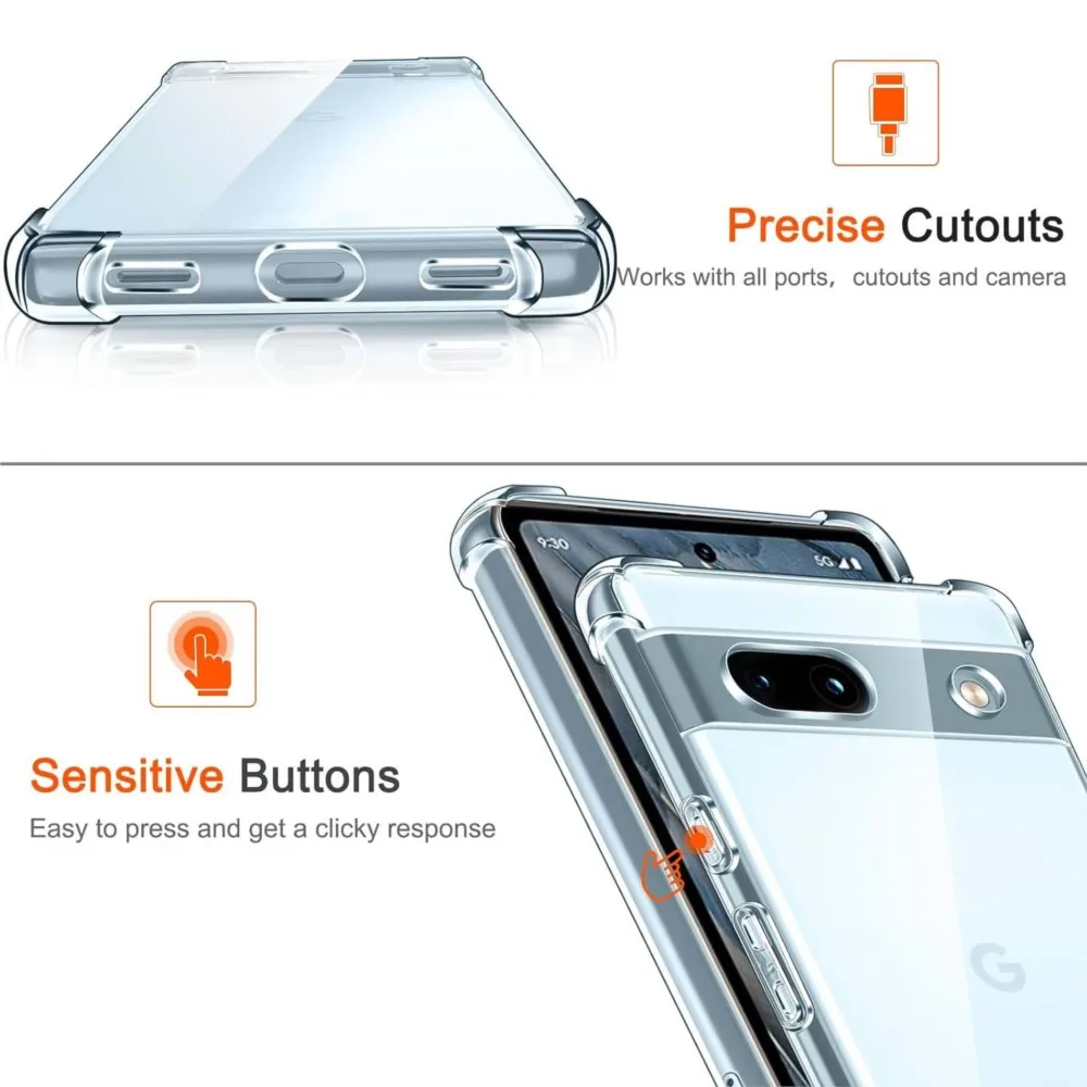 Durable Clear Shockproof Air-Bag Phone Case