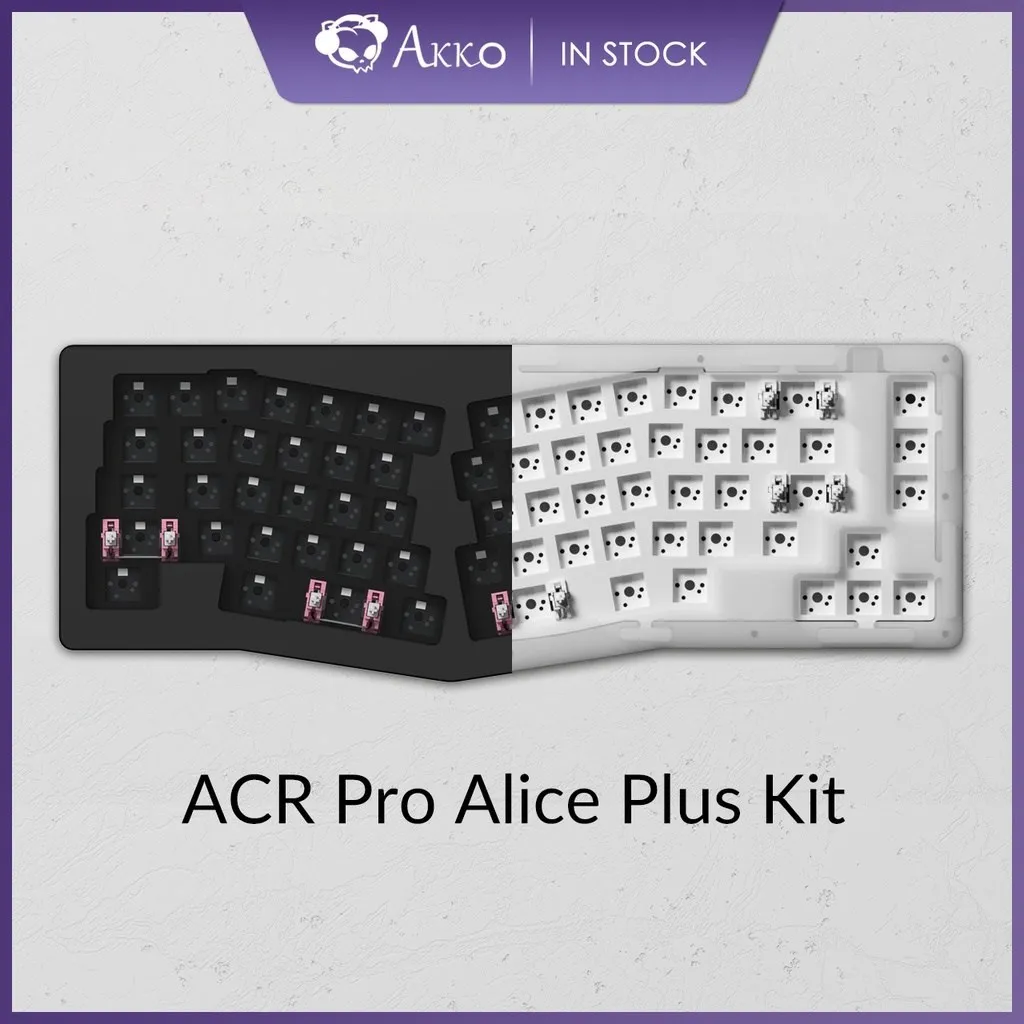 Akko-acr pro alice plus 75 68,カスタムrgb用,バックライト付き 