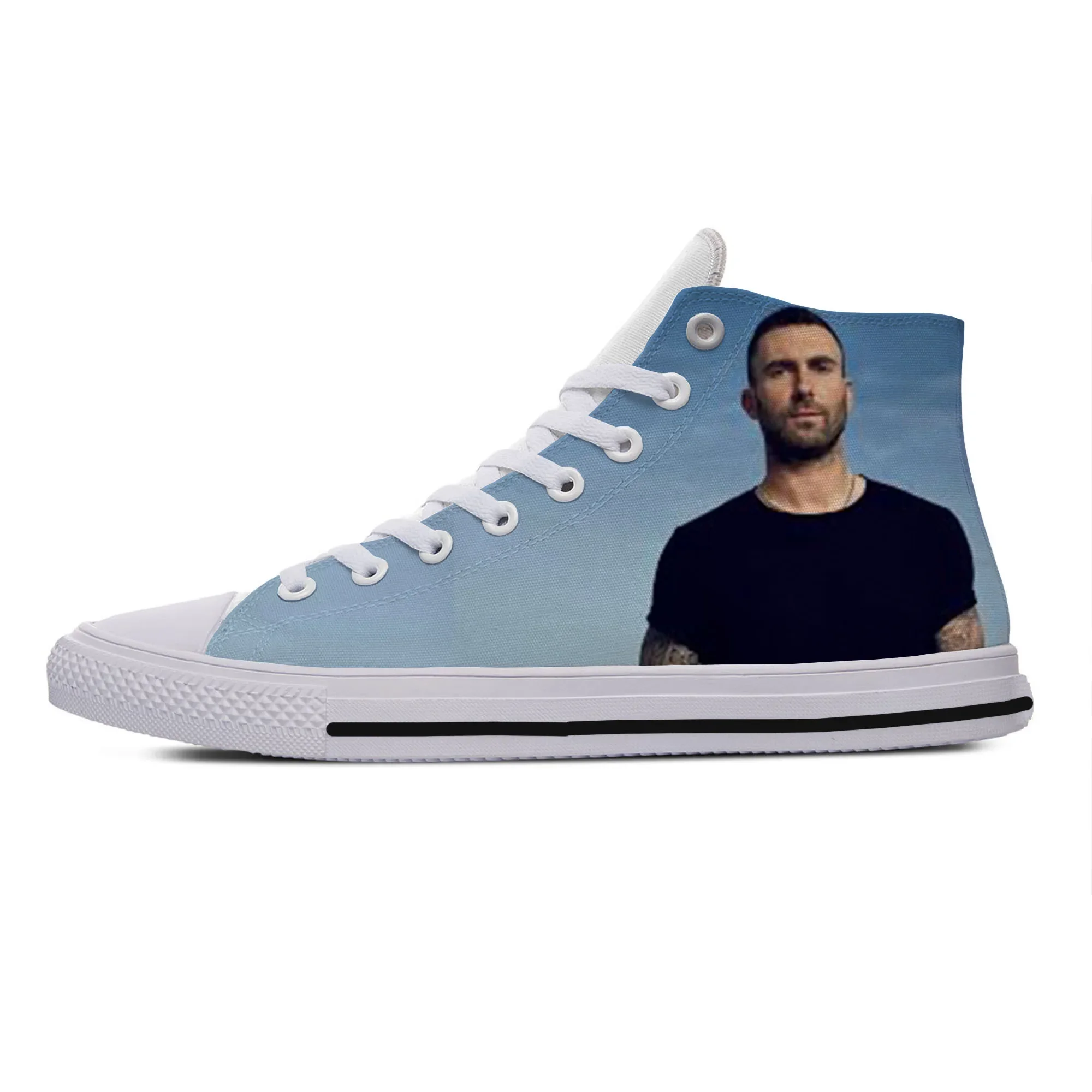 Hot Cool Fashion Summer High Quality Sneakers Casual Shoes Men Women Breathable Pop Rock Music Adam Levine Classic Board Shoes