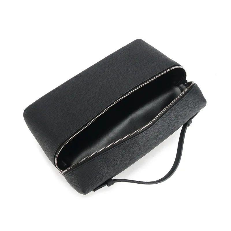 LP Handbag Cowhide Lcu With Lychee loro Markings Commuting piana Simple  Single pockot Shoulder Lunch Box Bag Cosmetic Bag - AliExpress