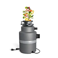 Household 1HP Kitchen Sink Food Waste Disposer Garbage Disposal Machine For Food Shredder 1