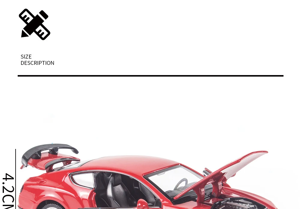 Bentley Continental Supersports 1:32 Ölçekli Model Araba