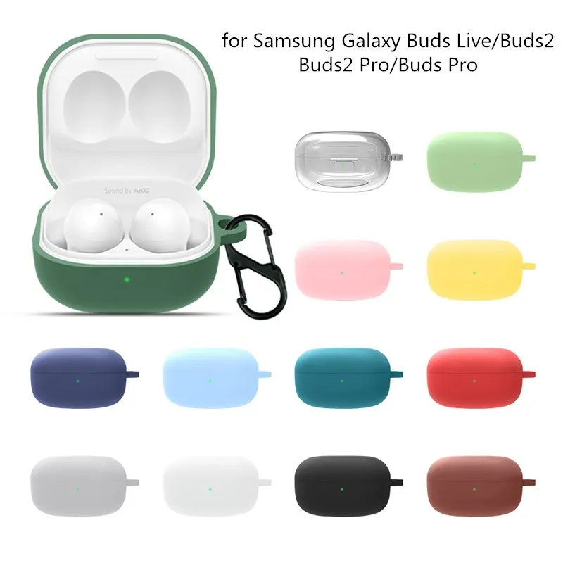 Cover In Silicone Per Samsung Galaxy Buds Live Buds2 Buds Pro Con Accessori Portachiavi Protezione Antiurto Per Galaxy Buds2 Pro