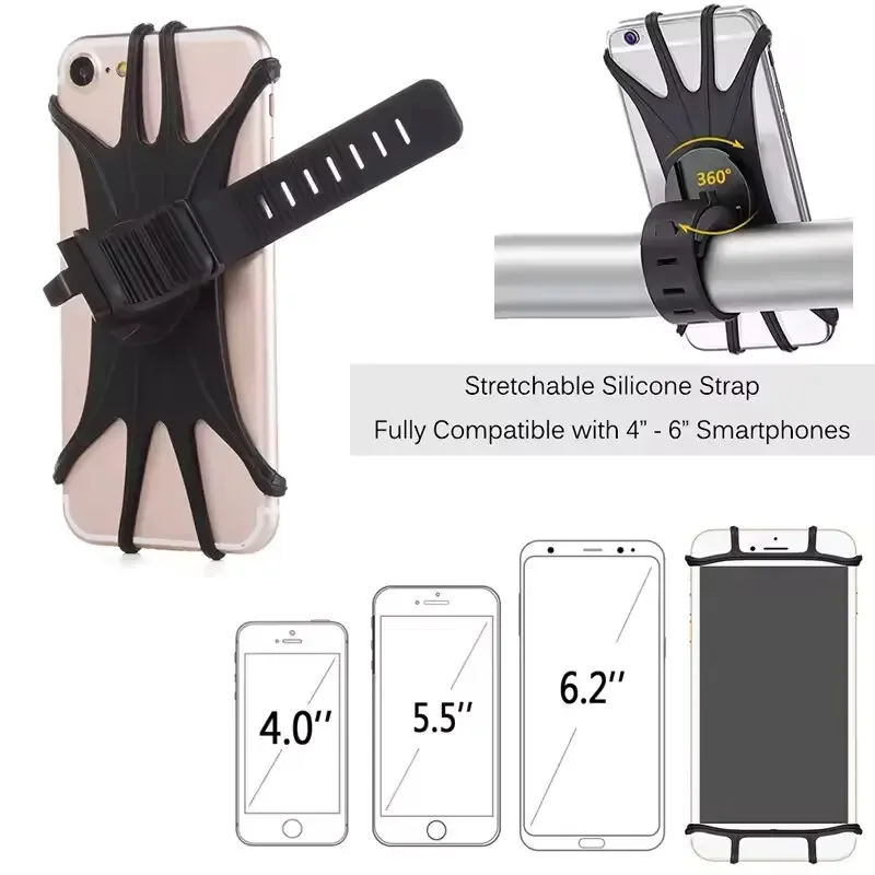 Universal Bike and Motorcycle Phone Holder Stand