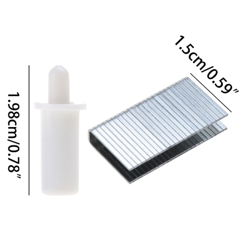 Tilt Rod Louvers for Staples Replacement, Spring Loaded Shutter Pins for Window