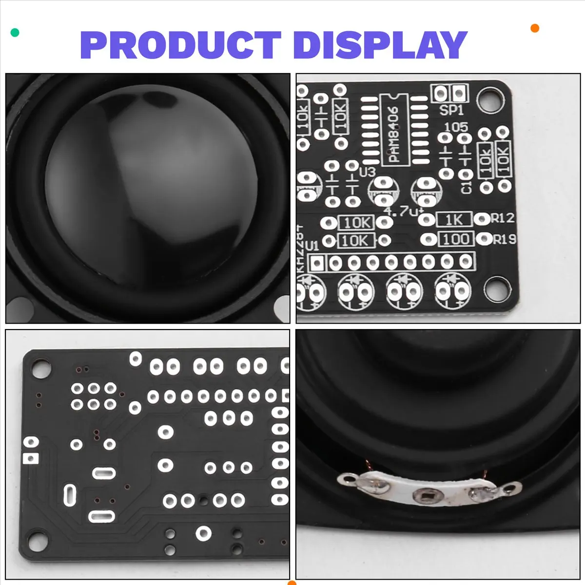 A73T PAM8406 블루투스 스피커 키트 DIY 납땜 프로젝트 USB 전자 앰프 홈 스테레오 스피커 DIY 키트