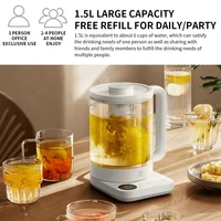 NOUVEAU MIJIA Pot de santé multifonctionnel Bouilloire électrique N1 Appareils électroménagers 800W Acier inoxydable 304 Préservation de la chaleur -CN 5