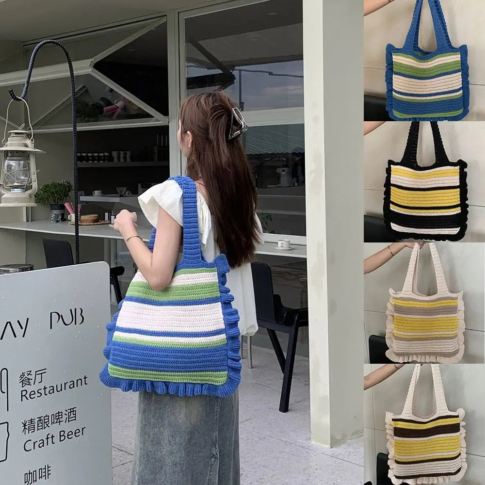 

Вместительная винтажная Фотосумка, оригинальная тканая кружевная Фотосумка для отпуска