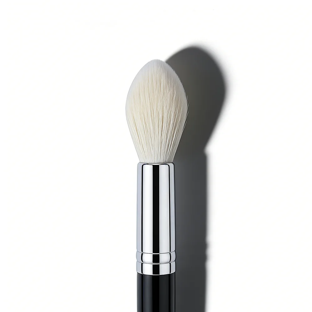 Goat Hair Contour Brush Face Powder Blush Highlight Sculpting Makeup 100