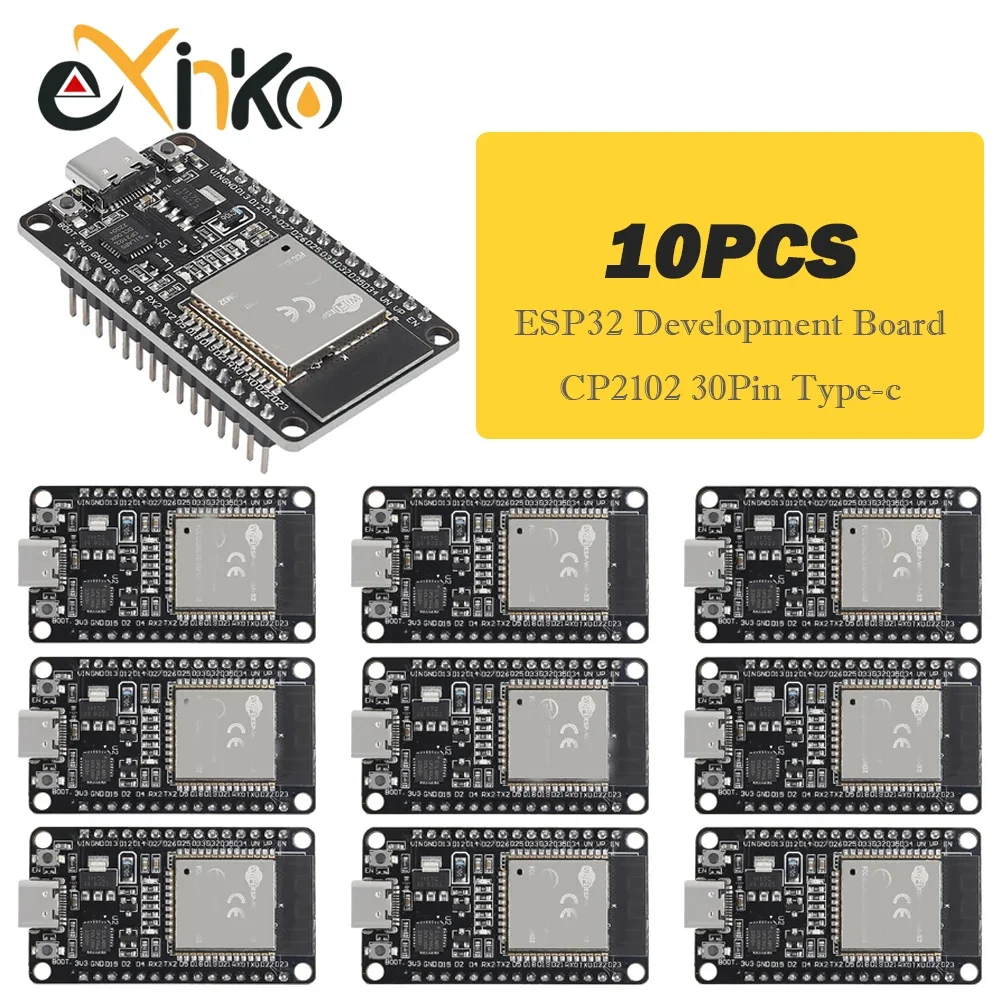 1-10PCS ESP32 ESP32 Development Board WiFi+Bluetooth Ultra-Low Power ...