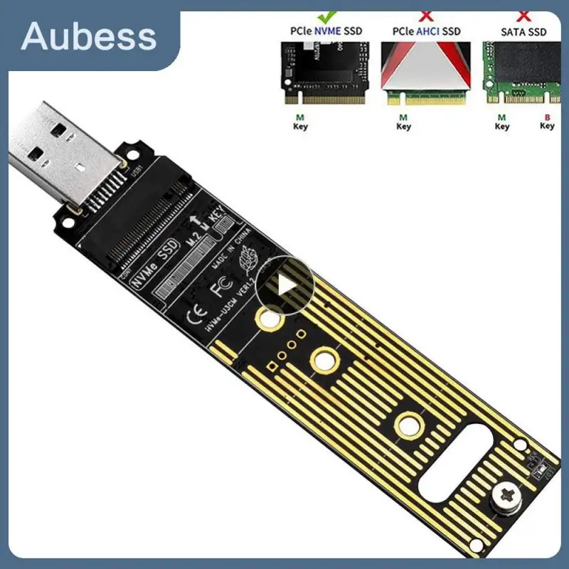 

Для Nvme M.2 Интерфейс черный не требует драйвера мини Портативная Бытовая электроника Plug And Play Usb3.1 Gen 2 для Intel 10 Гбит/с